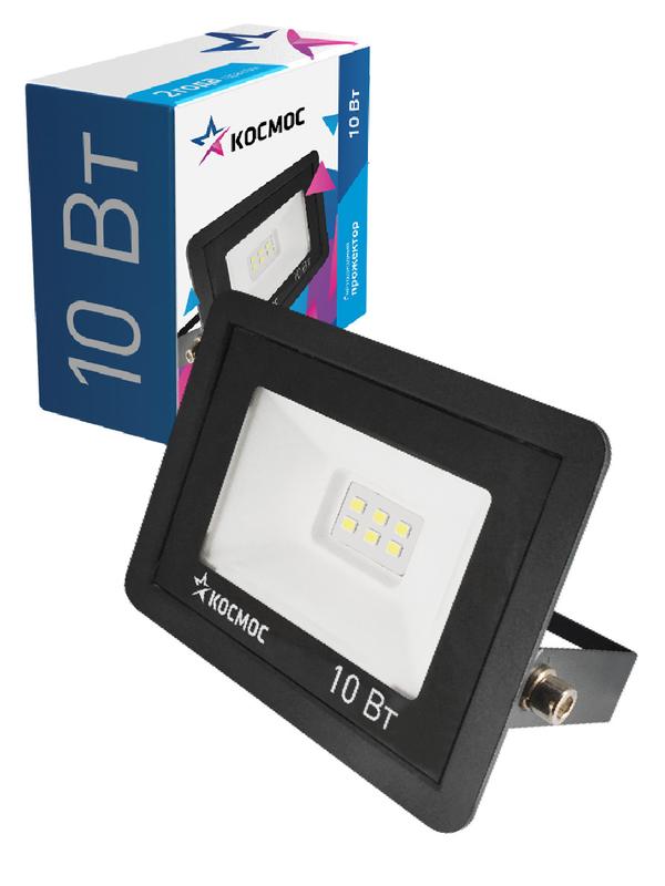 Рекомендуем купить Прожектор светодиодный 10Вт 6500К IP65 800лм КОСМОС K_PR5_LED_10