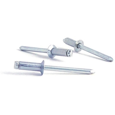 Рекомендуем купить Заклепка вытяжная открытая 2,4x6 с потайным бортом, алюминий / оц. сталь