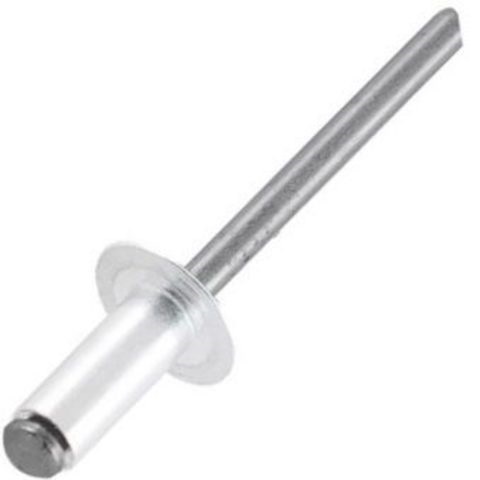 Рекомендуем купить Заклепка вытяжная открытая 3x18 со стандартным бортом, алюминий / сталь