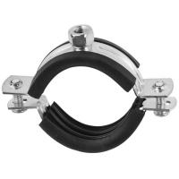 Купить хомут сантехнический 2" (58-64 мм) с резиновым профилем и гайкой м8 оптом | ПРОТОРГ