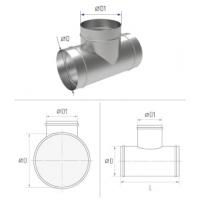 Купить тройник круглого сечения с круглой прямой врезкой оптом | ПРОТОРГ