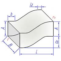 Купить утка прямоугольного сечения радиусная оптом | ПРОТОРГ
