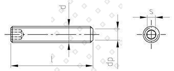 DIN 913 A4 M 16X45 - №4