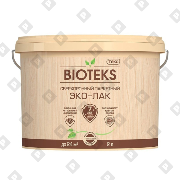Эко-Лак Биоводоразбавляемый паркетный Текс ПРОФИ LD глянцевый (2 л) - №1