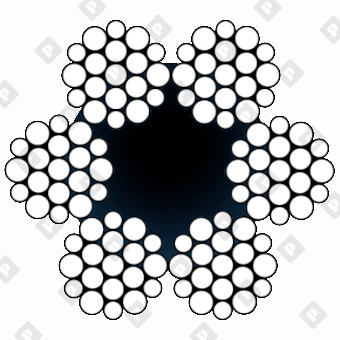 Стальной канат ГОСТ 2688-80 Ø 33.5 мм - №2