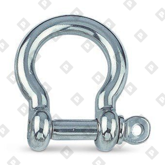 Скоба такелажная омегообразная ART 8260 Ø5 мм, нерж. сталь А4 - №3