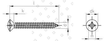 DIN 7983 A4 C 5,5X42 H - №4