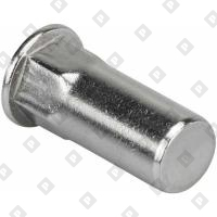 Заклепка М6x21.5 закрытая полушетигранная с внутренней резьбой и цилиндрическим бортом, оц. сталь - №1