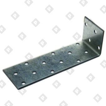 Уголок крепежный анкерный KUL 40x300x40x2 мм, оц. сталь - №1