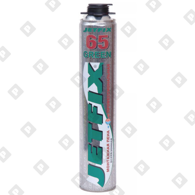 Всесезонная профессиональная монтажная пена JETFIX 65 Green, 800 мл - №1