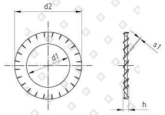 DIN 6798 AISI 316Ti 6,4 - №3
