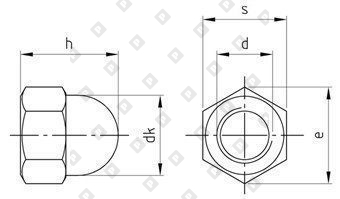 DIN 1587 A4 M 20X2 - №3