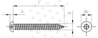 Art. 9110 A2 C 6,3X38 HEX-PIN 4 - №4