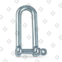Скоба такелажная D-образная ART 8259 Ø5 мм удлиненная, нерж. сталь А4