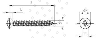 DIN 7983 A4 C 2,2X16 Z - №4