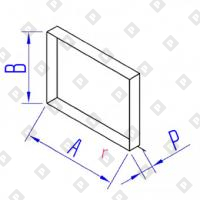 Заглушка прямоугольного сечения - №1