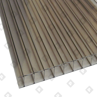 Поликарбонат сотовый бронза 8 мм 2100х6000 мм - №1