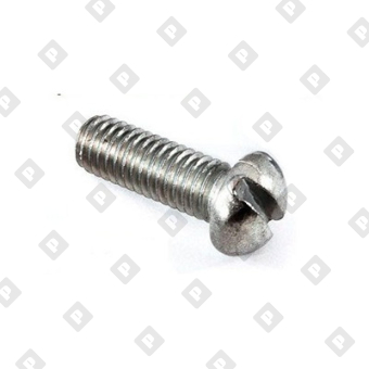 Винт ГОСТ 17473 исполнение 1 М5x12 с полуцилиндрической головкой и прямым шлицем, кл. пр 4.8, оц. сталь - №1