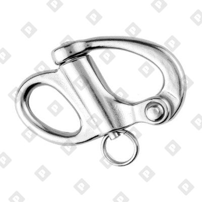 Карабин отцепной «пеликан» с мочкой ART 8288 52 мм, нерж. сталь A4 - №3