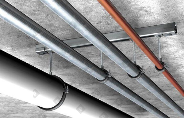 Одновинтовой трубный хомут fischer FGRS 12-14 (1/4") с гайкой M8/M10, оц. сталь - №3