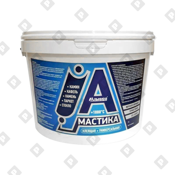 Мастика универсальная клеящая жаростойкая Альмира (20 кг) - №1