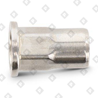 Заклепка-гайка ART 1029 M8x17.5 полушестигранная с цилиндрическим бортиком, нерж. сталь A2 - №2