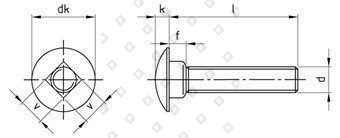 DIN 603 M 8X70/70 A4 - №4