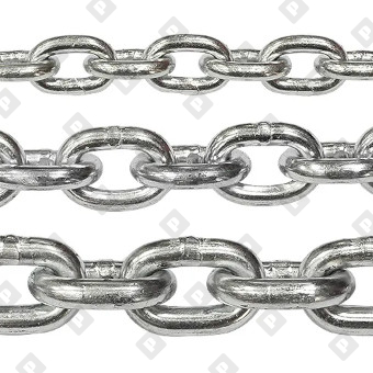 Цепь короткозвенная DIN 766 Ø6x18.5, нерж. сталь A2 - №3