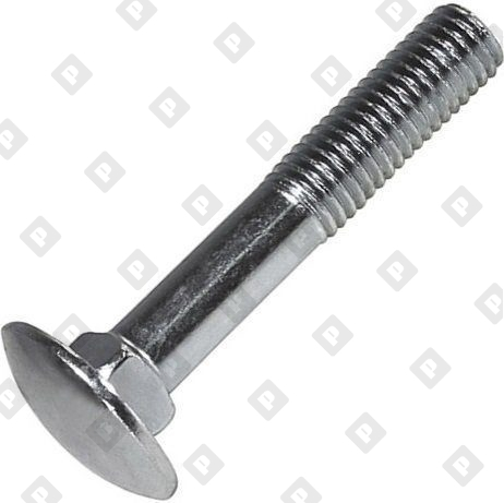 Болт DIN 603 M12x75 кл. пр. 8.8, оц. сталь, шт - №1