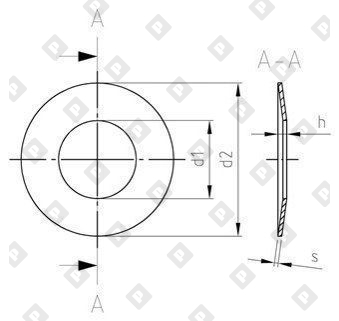 DIN 2093 AISI 301 40X20,4X2,25 - №3
