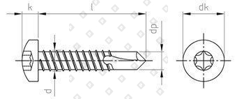 DIN 7504 A2 M 5,5X40 TX25 - №4
