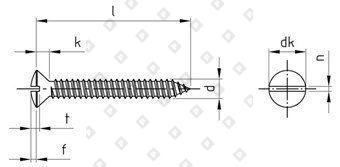 DIN 7973 A2 C 4,8X25 - №4