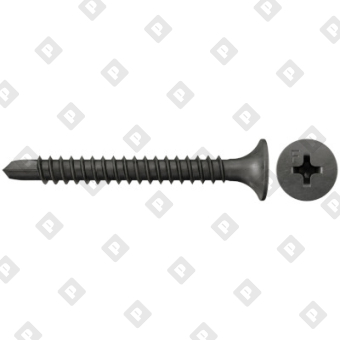 Шуруп для гипсокартона Fischer FSN-TPB 3,5X35 F 1000 с мелкой резьбой и сверлом - №1