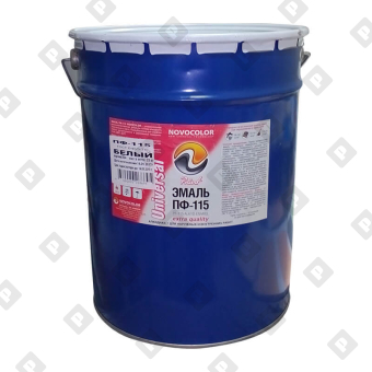 Эмаль ПФ-115 красная (25 кг) - №1